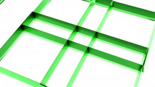 Videohive - A light background with a separating green grid in abstraction - 48204603 - 48204603