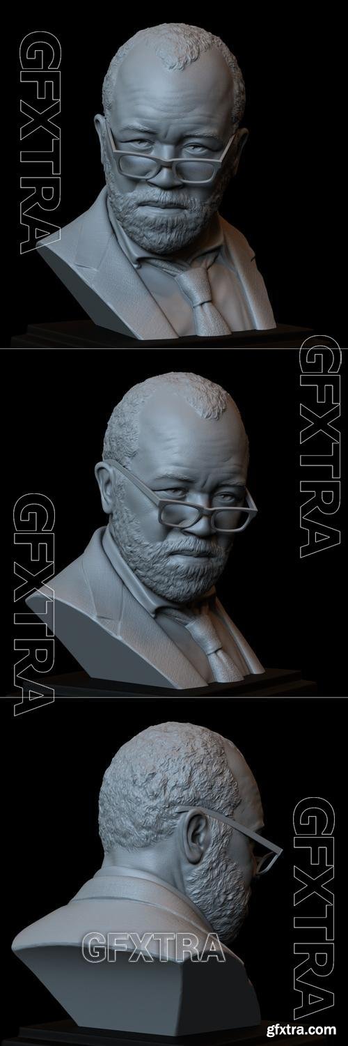 Bernard Lowe (Jeffrey Wright) Westworld HBO Bust &ndash; 3D Print Model