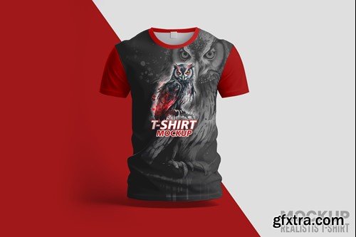 Male T-Shirt Mockup VNUBA5J