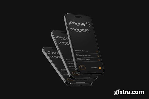 iPhone 15 Pro Mockup Set 6H8UWWU