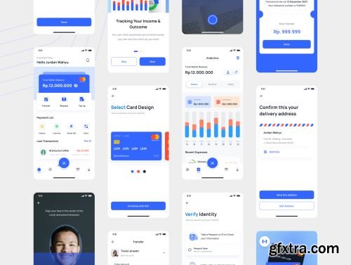 Hilih Pay Mobile UI Kit Ui8.net