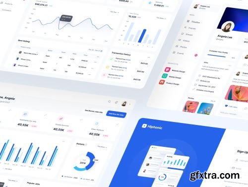 Hiphonic - Dashboard Multipurpose UI Kit Ui8.net