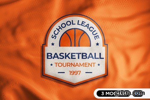 Basketball Logo Emblem Mockups W93B65V