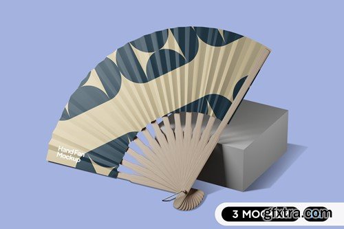 Hand Fan Mockup 9HHLW6B