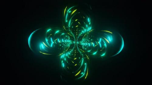 Videohive - Flashing Neon Disco Strobe Light VJ Loop in Vibrant Colors - 48223749 - 48223749