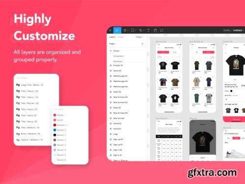 HypeBeast - E-commerce App UI Kit Ui8.net