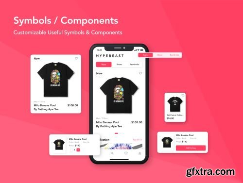 HypeBeast - E-commerce App UI Kit Ui8.net