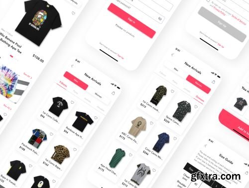 HypeBeast - E-commerce App UI Kit Ui8.net