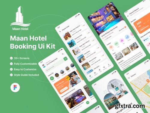 Maan Hotel Booking App Flutter UI Kit Ui8.net