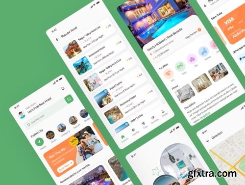 Maan Hotel Booking App Flutter UI Kit Ui8.net