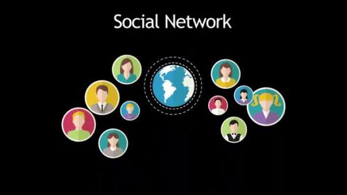 Videohive - The Social Network Alpha Channel - 48225050 - 48225050