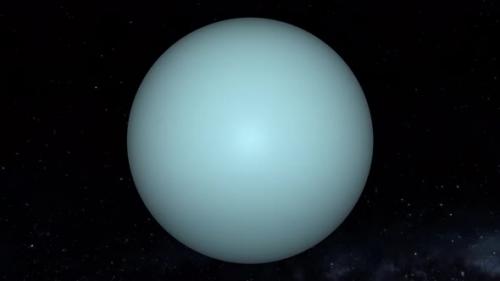 Videohive - Uranus planet animation alpha. 2204 - 48226586 - 48226586