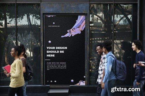 Street Billboard Mockup QDW64AC