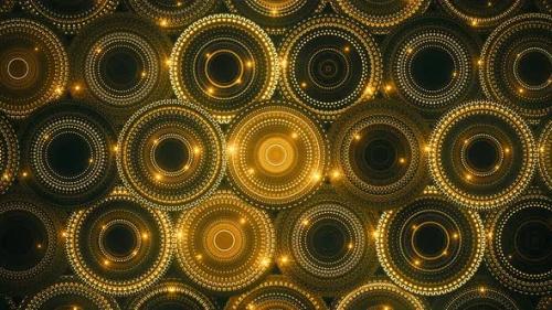 Videohive - Gold Glitter Rings - 48228042 - 48228042