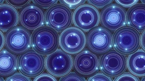 Videohive - Blue Glitter Rings - 48228044 - 48228044