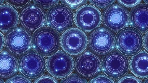 Videohive - Blue Glitter Rings - 48228048 - 48228048