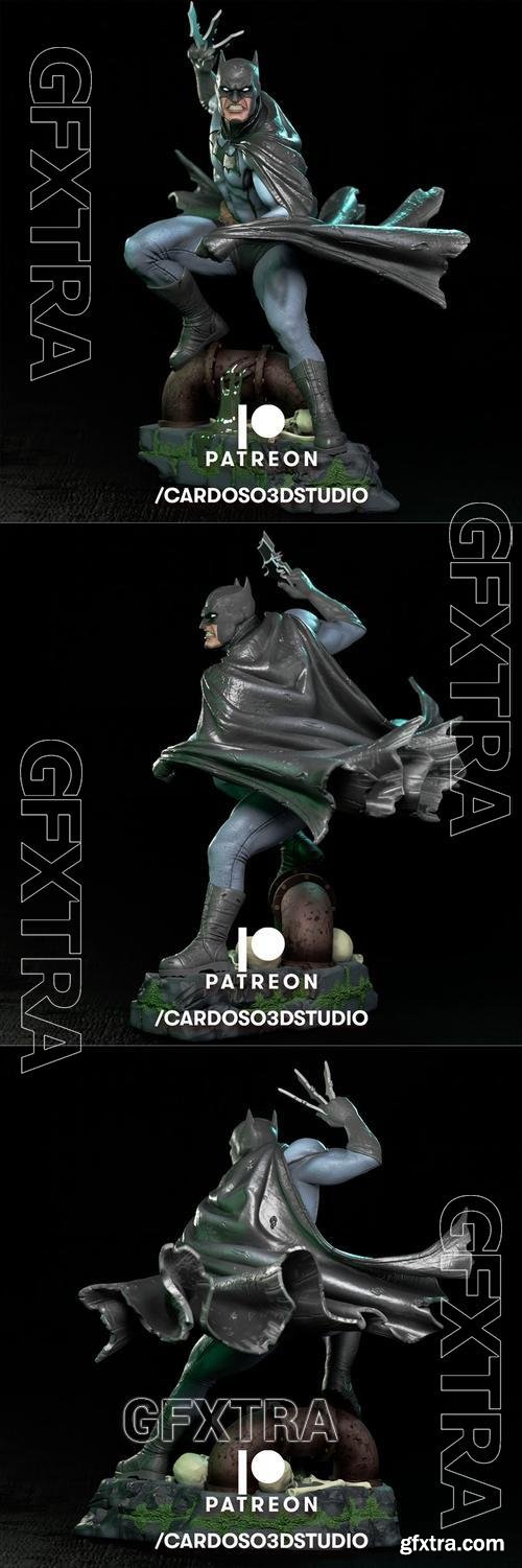 Cardoso3D - Batman Statue &ndash; 3D Print Model