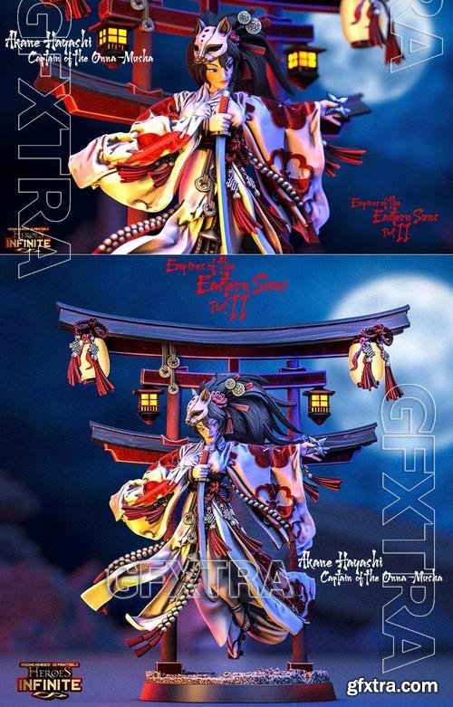 Akane Hayashi, Captain of the Onna-Musha &ndash; 3D Print Model