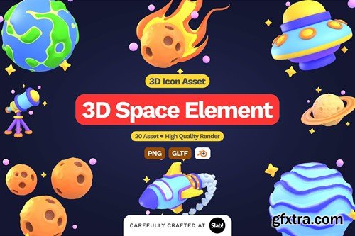 3D Space Illustration P6DBYMD