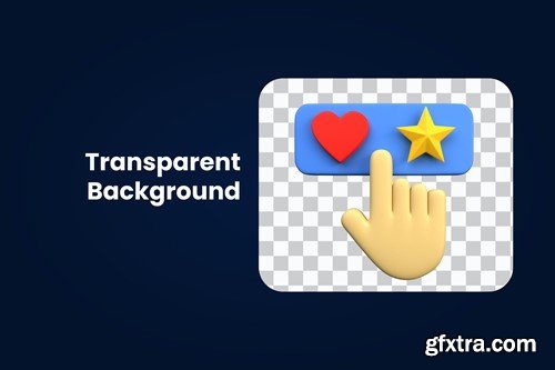 3D Star Rating Icon 677FETB