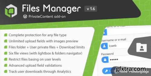 CodeCanyon - PrivateContent - Files Manager add-on v1.6.0 - 24884663 - Nulled