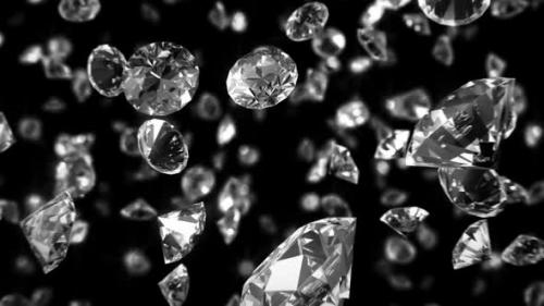 Videohive - Loopable Diamonds Background - 48229780 - 48229780