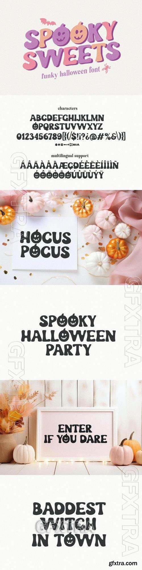 Spooky Sweets Funky Halloween Font 3ZWTM8S