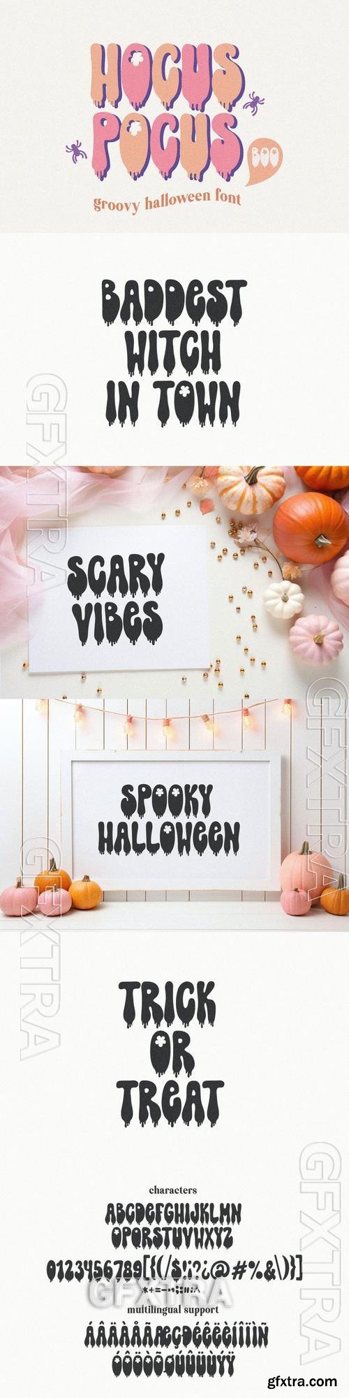 Hocus Pocus Boo Halloween Font 6DC8HUV