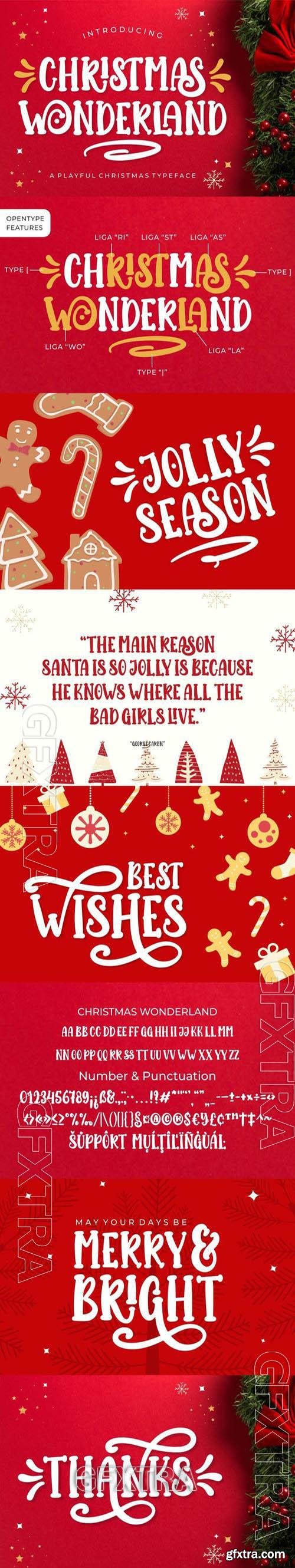 Christmas Wonderland Display Font GYS5UYG