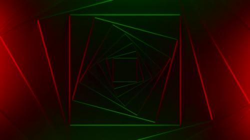 Videohive - Red and green squared background - 48204598 - 48204598