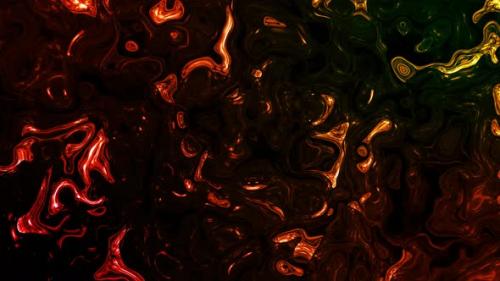 Videohive - Abstract smooth liquid. Wallpaper texture wave pattern liquid . Moving shape motion shiny liquid - 48214313 - 48214313