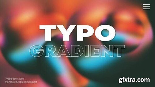 Videohive Typography Gradient 48491155