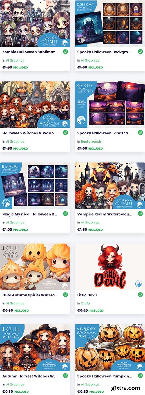Halloween Spooky Cute Treasury Bundle