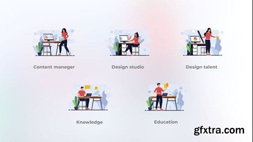 Videohive Design and Learning - Flat Сoncepts 48431766