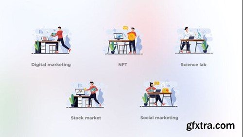 Videohive Digital Marketing - Flat Сoncepts 48431792