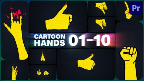 Videohive - Cartoon Hands for Premiere Pro - 48135049 - 48135049