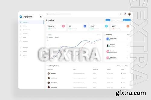 Customer Manage Dashboard UI Kit DKEMNJ9