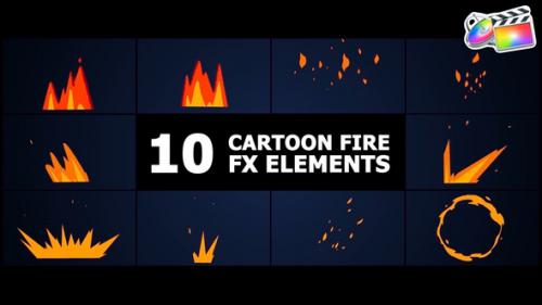 Videohive - Cartoon Fire | FCPX - 48172636 - 48172636