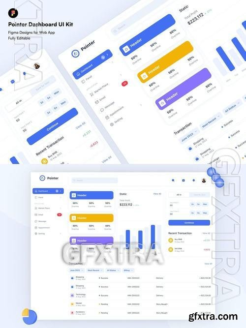 Pointer Dashboard UI Kit TEXVFP6