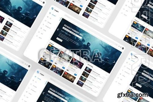 Movie Dashboard UI Kit 64SQCYG