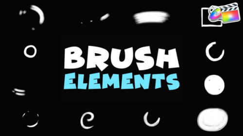 Videohive - Brush Elements | FCPX - 48173231 - 48173231