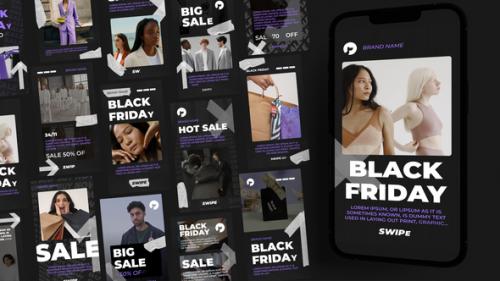 Videohive - 15 Black Friday Stories | PP - 48176722 - 48176722