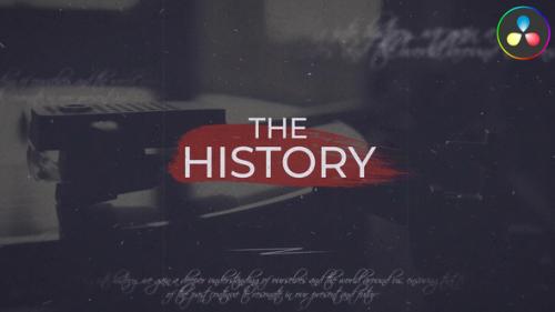 Videohive - History Timeline for DaVinci Resolve - 48196193 - 48196193