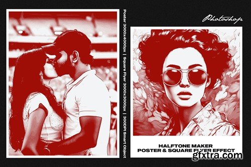 Halftone Maker Square And Poster Effect 79UKV7V