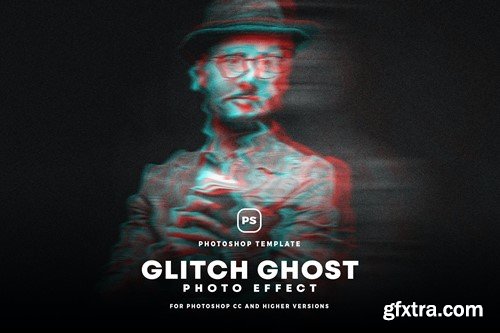 Glitch Ghost Photo Effect M28HJL2