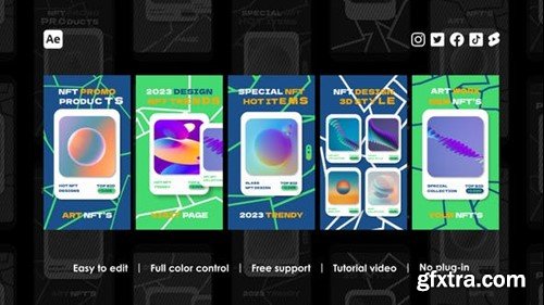 Videohive Non-Fungible Token Instagram Reels 48542793