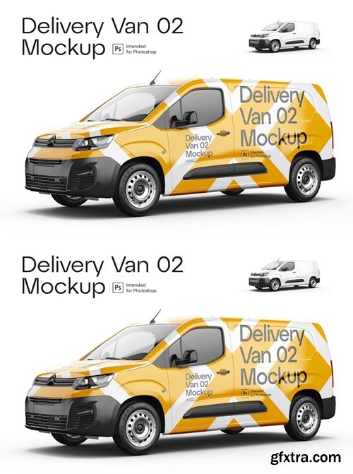 Delivery Van 02 Mockup RNXUZGM