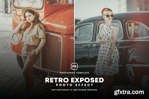 Retro Exposed Film Effect Y9XHEFZ