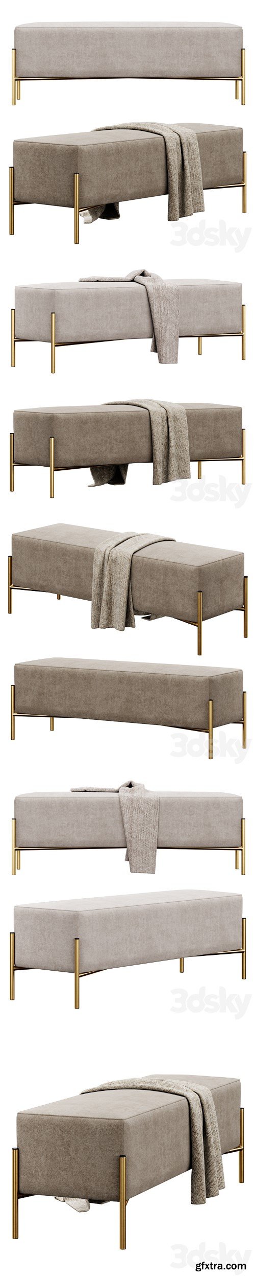 Ivor Upholstered Bench by Etta Avenue