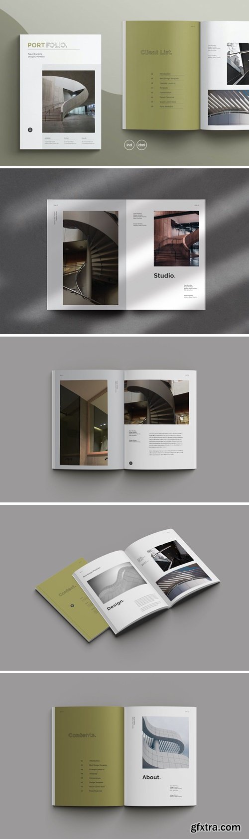 Architecture Portfolio Template CHEHYTA